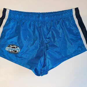 AussieBum Men’s Blue Athletic Shorts Size L NWOT Retro Gym Swim Track Style